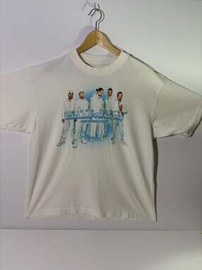 Backstreet Boys Into The Millennium Tour T-Shirt Large White